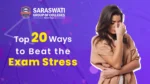 20 Ways to Beat Exam Stress